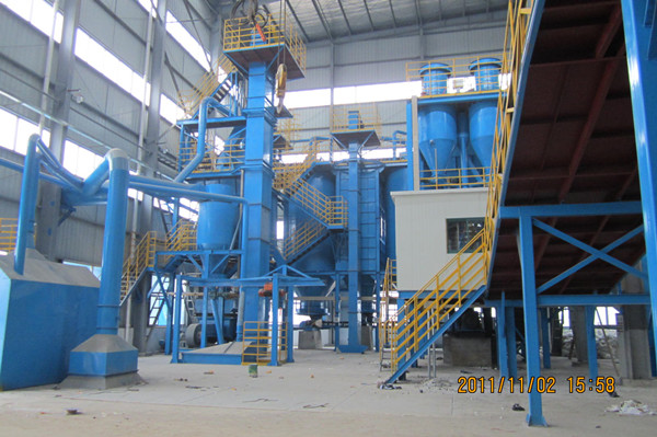 粘土砂設備生產線現場圖